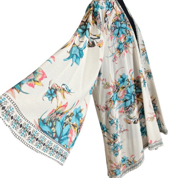 Flying Tomato Kimono Cardigan With Bell Sleeves 2X - Picture 3 of 8